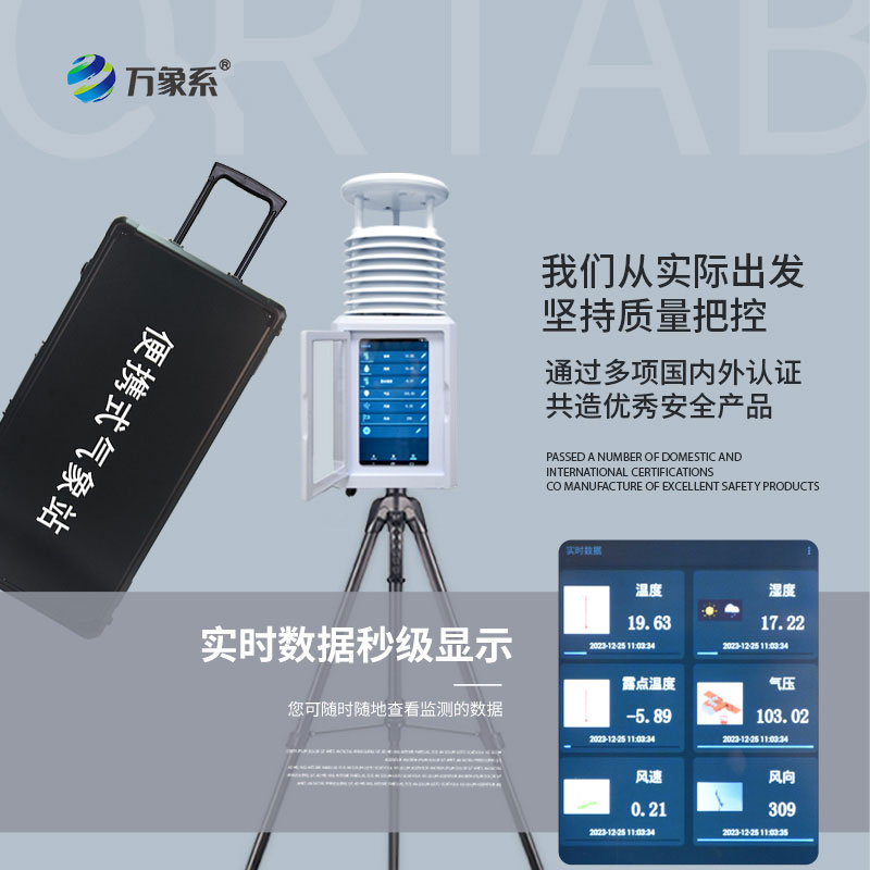 精準捕捉氣象變化——八要素便攜式氣象站，守護戶外監(jiān)測全場景